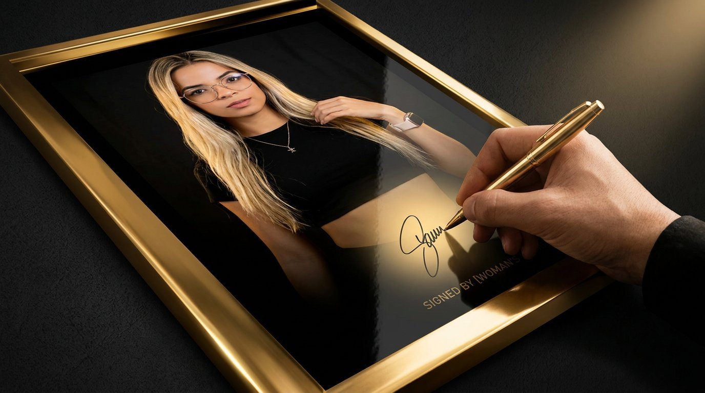 Autographed Metallic Poster & Digital Bundle